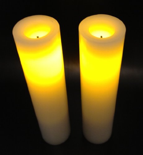 Flammenlose LED Echtwachskerzen