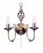 Micromark Mandalay 2 Light Wall Bracket in Antique Brass