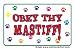 Obey thy MASTIFF Mug (Various Sizes & Colors Available)