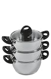 Swift style61 3 Tier Steamer and Lid, 18cm  from Dexam