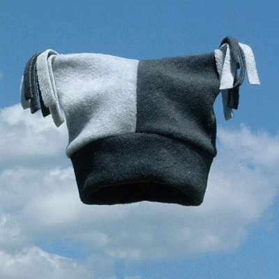 Child Fleece Winter Hat - Little Jester (Blue & Grey)