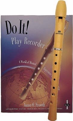MusicalInstruments: Recorder Pack. MIE 2 Piece Soprano Recorder with Do It! Play Recorder! Book & CD