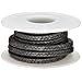 Palmetto Style 1390 PTFE Compression Packing Seal, Graphite Coating, Inert Lubricant, Black