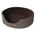 Dog Bed - [5 Colours] - 32" - Machine Washable, Fire Retardant Foam, Removable Base, Brown Suede