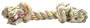 2 Knot Large Tug Rope Bone - Multi Color (8 inch)