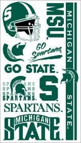 Michigan State Spartans Temporary Tattoos