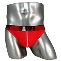 メンズTバックインナーブランドSAPPY男性用下着　M/L/LL レッド L