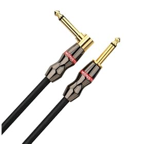 Monster Jazz Instrument Cable 12 ft. - angled to straight 1 4 plugs M JAZZ-12A by Monster