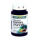 Nature's Bounty Original Papaya Enzyme, 100 Tablets (Pack of 6)
