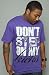 Sneaktip The Dont Step On My Kick Tee in Purple,T-shirts for Men