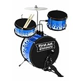 First Act FD5044 5-Piece Blue Flame Drum Set
