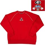 Georgia Bulldogs NCAA 2008 Sugar Bowl Inspired Fleece Sweatshirt (Dark Red)