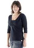 Review Mama Cocoon  / Mama Cocoon Organic Cotton Maternity and Nursing Top Black