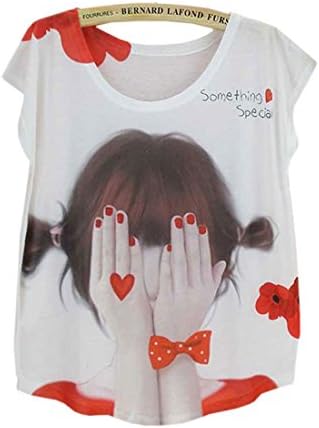 Madinidia Vintage Cute Girl Women's Short Sleeve T-shirt Tee T Shirts