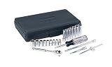 Columbian 36006 21 Piece 1/4-Inch Drive 3/16-Inch to 1/2-Inch Standard and Deep Socket Wrench Set
