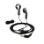 Sennheiser MX 660 Black Earbuds with Volume Control and Cable Winder (Black)