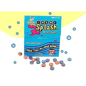 Color Splash Bath Fizzy Tablets by