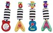 Sassy Go-Go Guitars Musical Toy, Colors May Vary