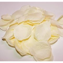 100 Rosenbl�tter - Creme - Deko f�r Hochzeit, Taufe & Co