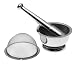 Global Decor Stainless-Steel 4-Piece Mortar and Pestle Set