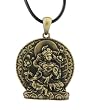 Casted Pewter Green Tara Buddhist Pendant