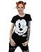 Disney Women's Mickey Mouse Distressed Face T-Shirt