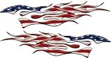 American Flag Extreme Flames