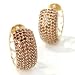 14K White or Yellow Gold 1.00ct Colored Diamond Choice Hoop Earrings