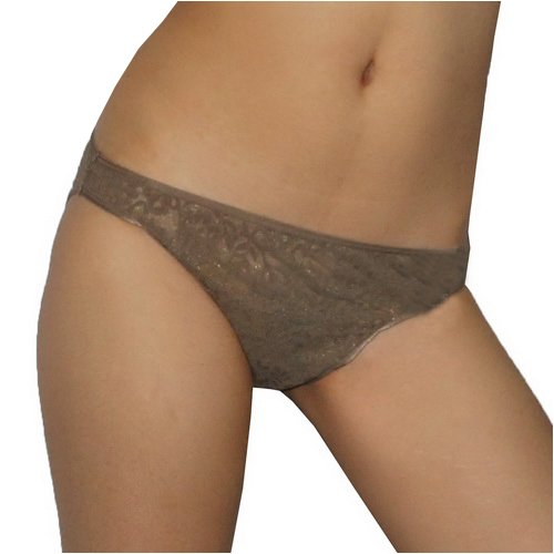41Z5cLQL8fL Womens Nicole Sexy Brown Mesh Bikini Brief Panties Underwear   L / 7