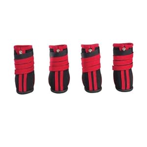 Red Neopaws Neoprene Dog Boots