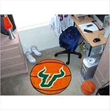 South Florida Bulls NCAA 29" Round Basketball Area Rug Floor Mat