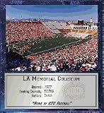 LA Memorial Coliseum (USC Trojans) 12" x 15" Plaque with 8" x 10" Stadium Photograph