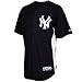 MLB Mens New York Yankees Cool Base Navy/White Short Sleeve Authentic Button Front Batting Practice 