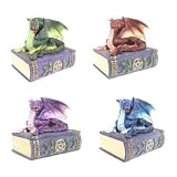 Fantasy Dragon on Book Trinket Box