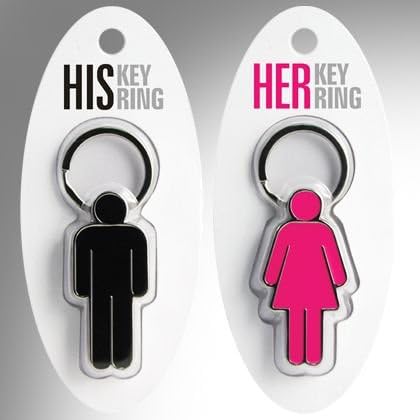His and Hers Keychain Set