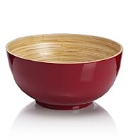 Spun Bamboo Salad Bowl