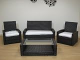 LIMA 4 PIECE RATTAN SOFA SUITE SET