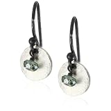Avindy Jewelry Wish Drops Hammered Silver Circle wi