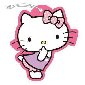 Hello Kitty Paper Fragrance – Air Freshner (Cutie PEACH)