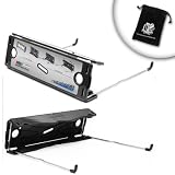 Portable Polycarbonate Black Laptop Cooling Lift with Increased Airflow Technology - for ASUS G72Gx G73Jh K42F K42Jr K52F K52JB K52Jr K61IC N80Vc N80Vn U30Jc AND MORE 13-inch to 17-inch Notebooks **Includes Accessory Bag