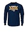 NFL LA Rams Mens VF Licensed Sport Group NFL Long Sleeve Crew Neck Fleece Mens Tee, Navy, Xx-Large