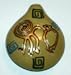 Golden Funky Monkey Ocarina Flute Whistle