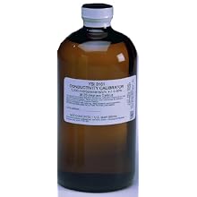 YSI 065270 Fresh Water Conductivity Calibrator Solution, 1000 uS/cm Range, 1 Quart Bottle