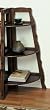 "Warm Cherry" Small Corner Bookcase By Powell Furniture