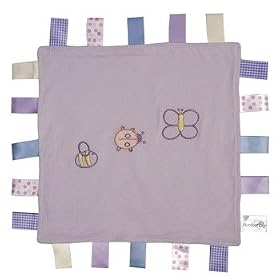 Slumbertag Baby Comfort Tag Blanket Lilac Butterfly