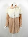 IMAGE OF The German Frauleins womens champagne knit fur coat 42