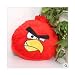 Lujex (TM) Muff Black Angry Birds Plush Toy Dolls Covered Hand Car Cushion Pillow
