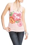 2b Floral Printed Sequin Tank