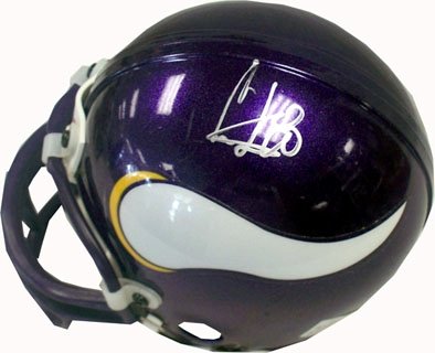 Cris Carter Autographed/Hand Signed Minnesota Vikings Mini Helmet