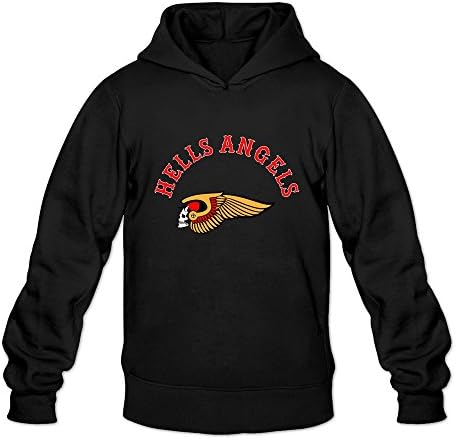 IHoo Men's Hells Angels Motorcycle Club Sweatshirt Hoody